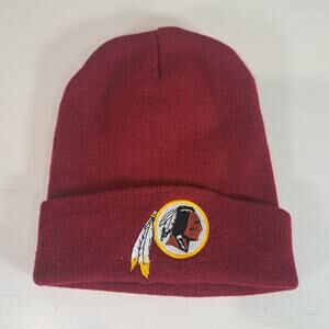 Redskins Maroon Logo Winter Beanie NFL Football Hats